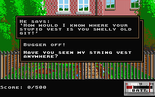 Grandad - Quest for the Holey Vest atari screenshot